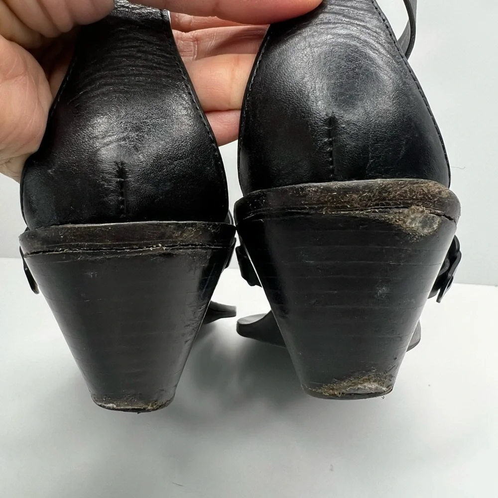 Tory Burch Zoey Wedge Sandal Black Size 10